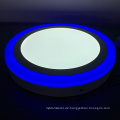 6+3W weißes+blaues LED-Deckenpanel-Licht